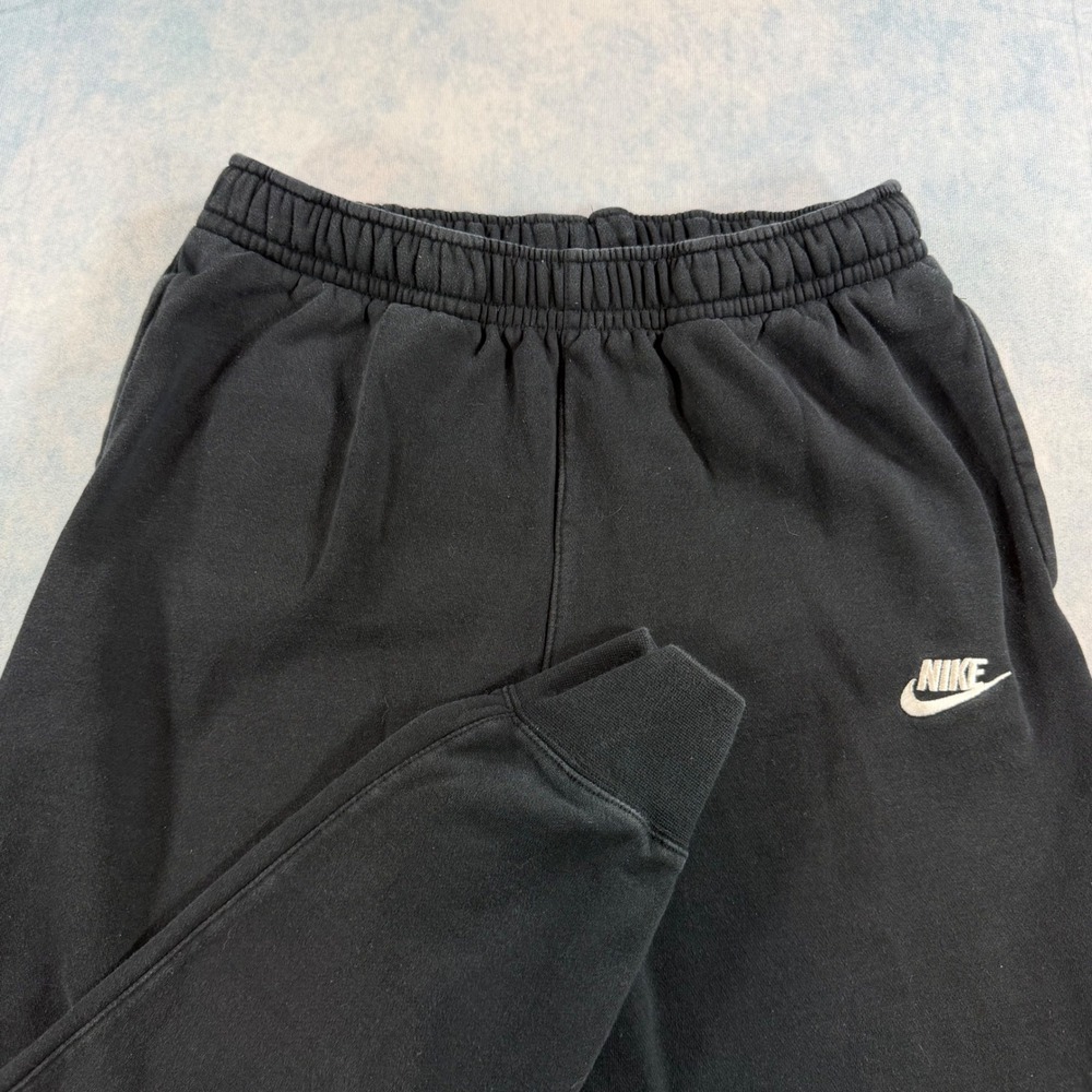 Nike Club Fleece Joggers Mens Size M Black Excellent BV2671-010 Sweatpants